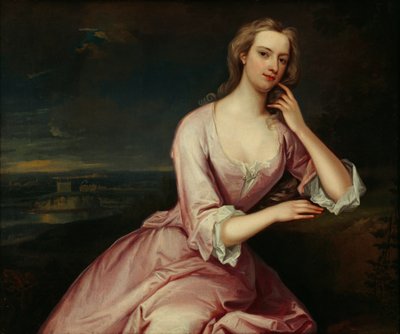 Henrietta Howard c.1724 (tuval üzerine yağlıboya) by Charles Jervas