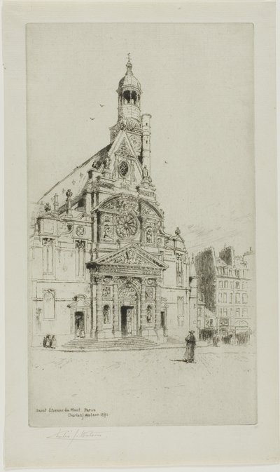 Aziz Etienne du Mont, Paris by Charles John Watson