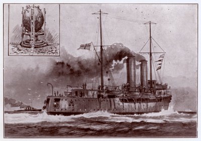 Bir mayın gemisi (lito) by Charles John de (after) Lacy