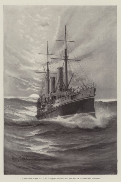 Günün Kapanışında, HMS Talbot, Lord Herschell