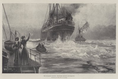 İngiltere'nin Onuru için, Transport Southampton'dan ayrılıyor by Charles John de Lacy
