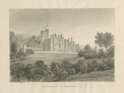 Ilam: sepya çizimi by Charles Joseph Hullmandel