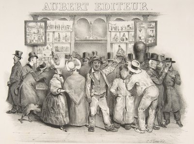 Yayıncı Aubert Hükümetin komik bir görünüme sahip olduğunu kabul etmelisiniz, 1831 by Charles Joseph Traviès de Villers