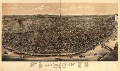 1896 yılında St.Louis by Charles Juehne