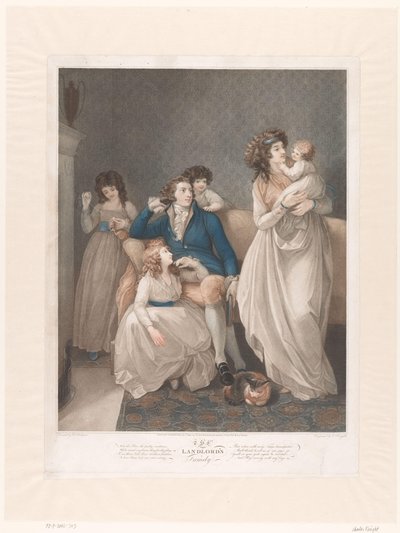 Dört çocuklu İngiliz aile Ev Sahibinin Ailesi (nesne üzerindeki başlık) by Charles Knight
