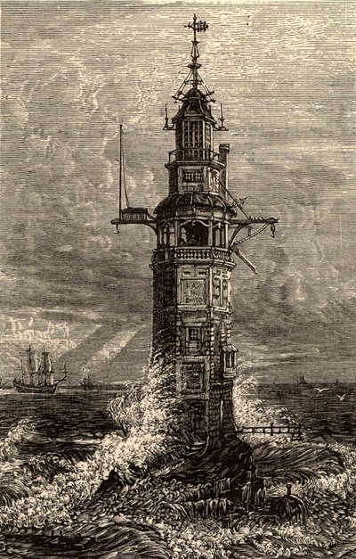 İkinci Eddystone deniz feneri by Charles Knight
