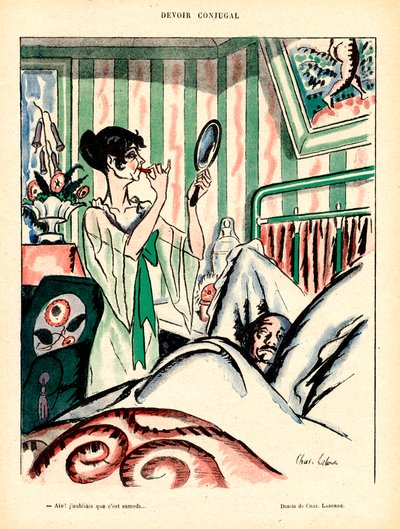 Kırmızı Kahkaha, Renklerde Hiciv by Charles Laborde