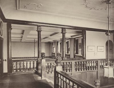 Farnham Kalesi, Kent, Merdiven İnişi by Charles Latham