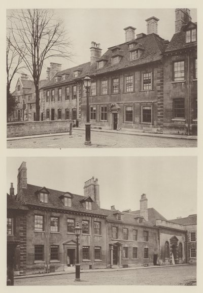 St Georges Kilisesi, Stamford yakınındaki evler by Charles Latham