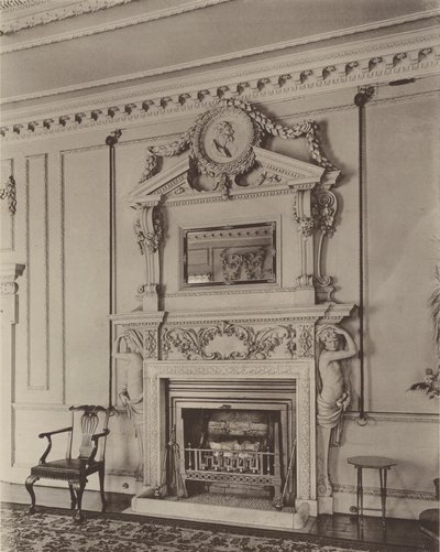 Stoke Hall, Derbyshire, Misafir Odası Baca Parçaları by Charles Latham