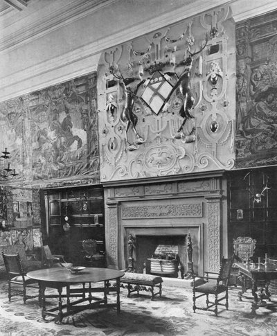 Büyük Salon (s/b fotoğraf) by Charles Latham