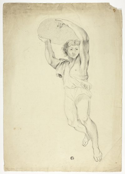 Ağırlık taşıyan çocuk by Charles Le Brun