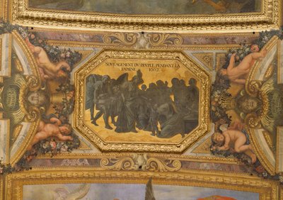 1662 Kıtlığında İnsanlara Yardım Etmek, Galerie des Glaces