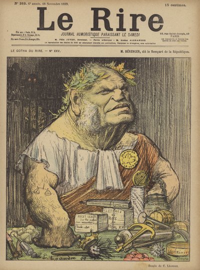 Berenger, Le Rire için İllüstrasyon by Charles Leandre