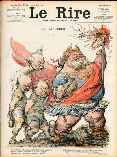 Renklerde Hiciv “Le Lire” Kapağı by Charles Leandre