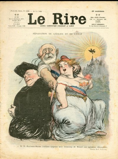 “Gülüşme” kitabının kapağı, 120 numara, Satirique en Couleurs by Charles Leandre