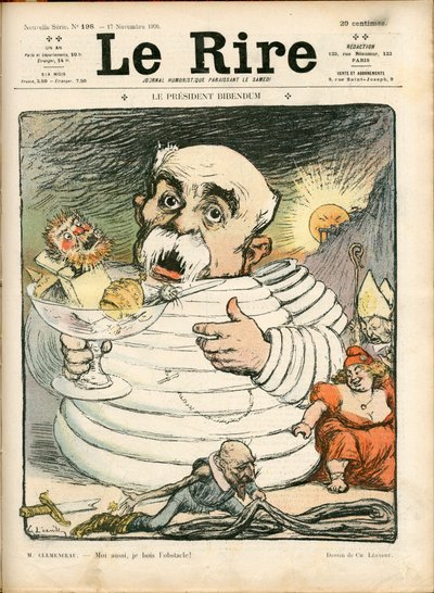 “Kahkaha”nın kapağı, 198 numara, Satirique en Couleurs by Charles Leandre