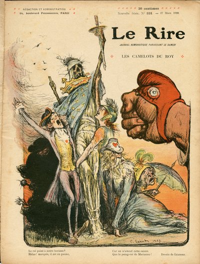 “Gülme” kitabının kapağı, sayı 321, Satirical en Couleurs by Charles Leandre