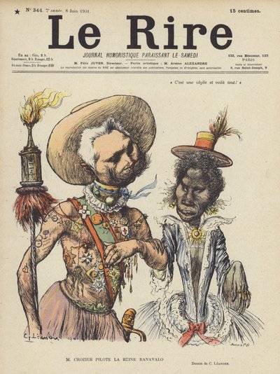 Le Rire için İllüstrasyon by Charles Leandre
