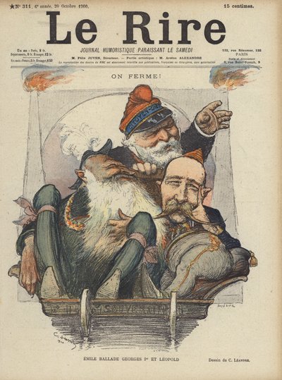 Le Rire için İllüstrasyon by Charles Leandre