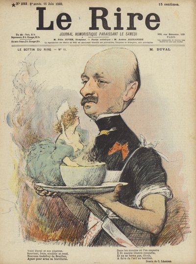 Le Rire için İllüstrasyon by Charles Leandre