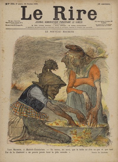 Le Rire için İllüstrasyon by Charles Leandre