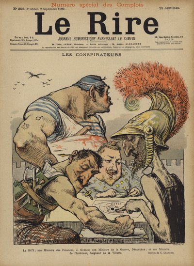 Le Rire için İllüstrasyon by Charles Leandre