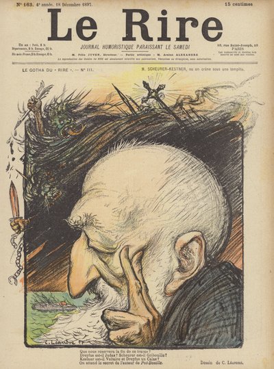 Le Rire için İllüstrasyon by Charles Leandre