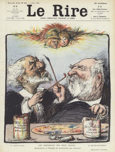Le Rire için İllüstrasyon by Charles Leandre