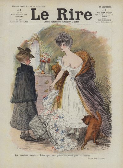 Le Rire için İllüstrasyon by Charles Leandre