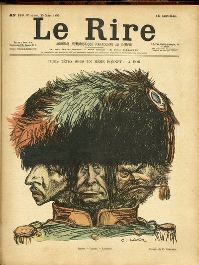 Le Rire Kapağı için Charles Leandre (1862-1934) çizimi by Charles Leandre