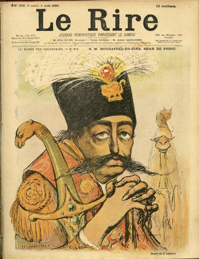 Le Rire Kapağı için Charles Leandre (1862-1934) çizimi by Charles Leandre