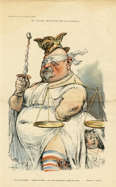 Le Rire Kapağı için Charles Leandre (1862-1934) çizimi by Charles Leandre