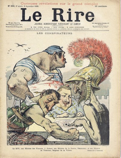 Le Rire Kapağı için Charles Leandre (1862-1934) çizimi by Charles Leandre