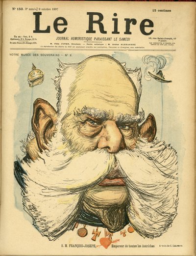 Le Rire Kapağı için Charles Leandre (1862-1934) çizimi by Charles Leandre