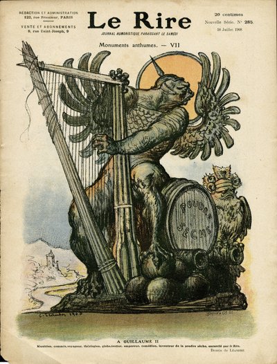 Le Rire Kapağı için Charles Leandre (1862-1934) çizimi by Charles Leandre