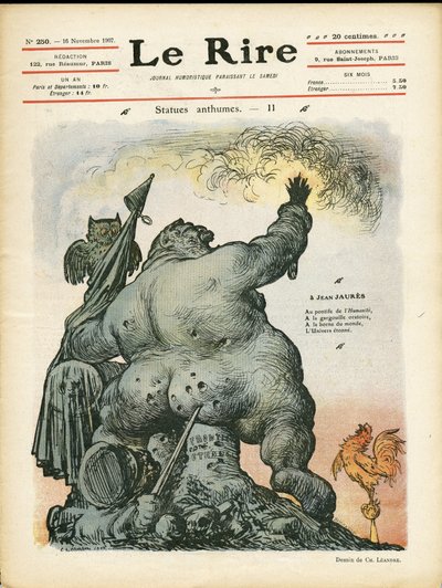 Le Rire Kapağı için Charles Leandre (1862-1934) çizimi by Charles Leandre