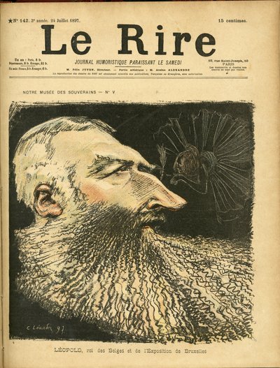 Le Rire Kapağı için Charles Leandre (1862-1934) çizimi by Charles Leandre