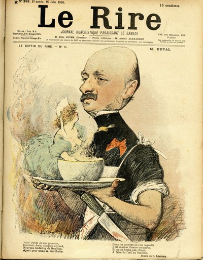 Le Rire Kapağı için Charles Leandre (1862-1934) çizimi by Charles Leandre
