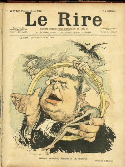 Le Rire Kapağı için Charles Leandre (1862-1934) çizimi by Charles Leandre