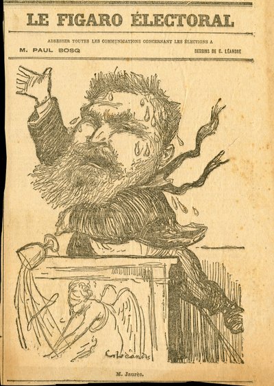 Le Figaro, Siyah Beyaz Hiciv by Charles Leandre