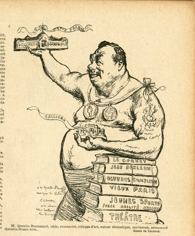 Le Lire, Siyah Beyaz Hiciv by Charles Leandre