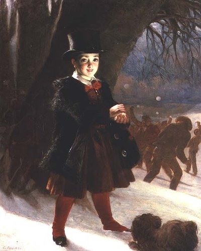 Okuldan Dönüş, Bir Kış Günü by Charles Lees