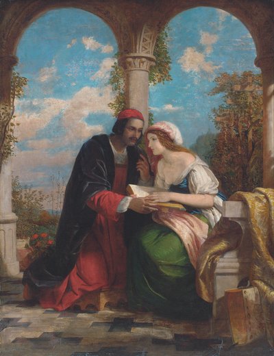 Abelard ve Heloise terasta by Charles Lock Eastlake