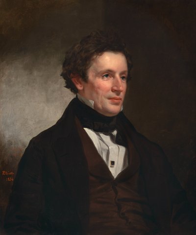 James C. McGuire, 1854. by Charles Loring Elliott