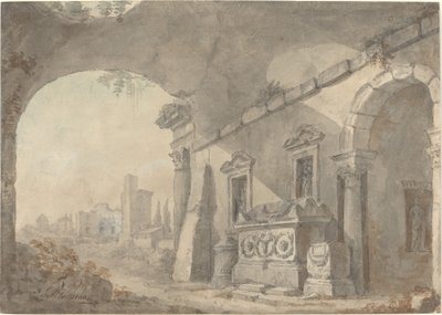 Kabirli Roma Harabeleri by Charles Louis Clerisseau