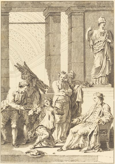 köylü by Charles Louis Lingée after Jean Honoré Fragonard