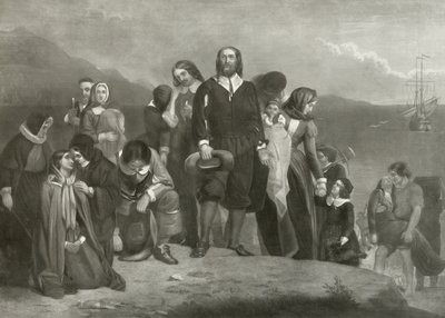 Hacı Babaların Amerika'ya İnişi, 1620 by Charles Lucy