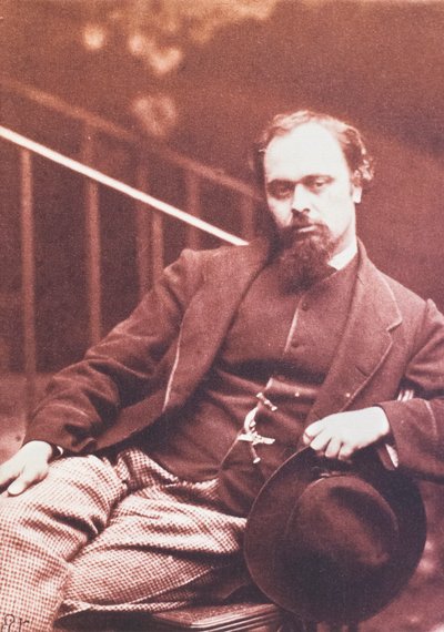Dante Gabriel Rossetti by Charles Lutwidge (1832-98) Dodgson