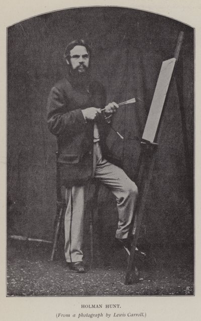 Holman Hunt (s/b fotoğraf) by Charles Lutwidge Dodgson
